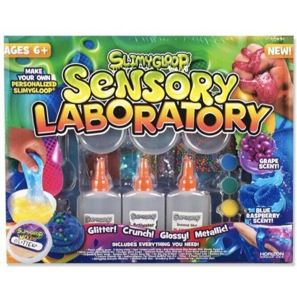 SLIMYGLOOP Sensory Laboratory Set - Boys and Girls Child Ages 6+ DIY Slime Kit - Picture 1 of 4